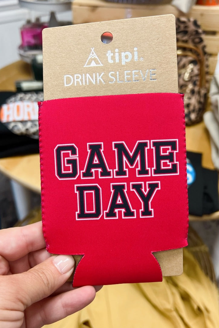 Red GAME DAY Can Sleeve