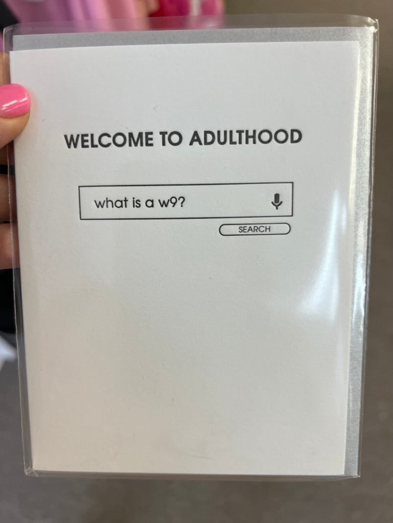 Welcome to Adulthood