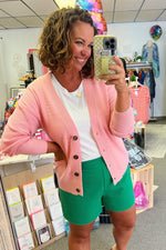 Sadie Kelly Green Trouser Shorts