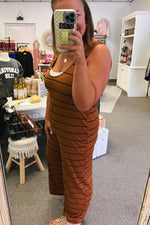 Rachel Striped Wide Leg Jumpsuit
