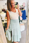 Hannah Ditsy Floral Midi Skirt