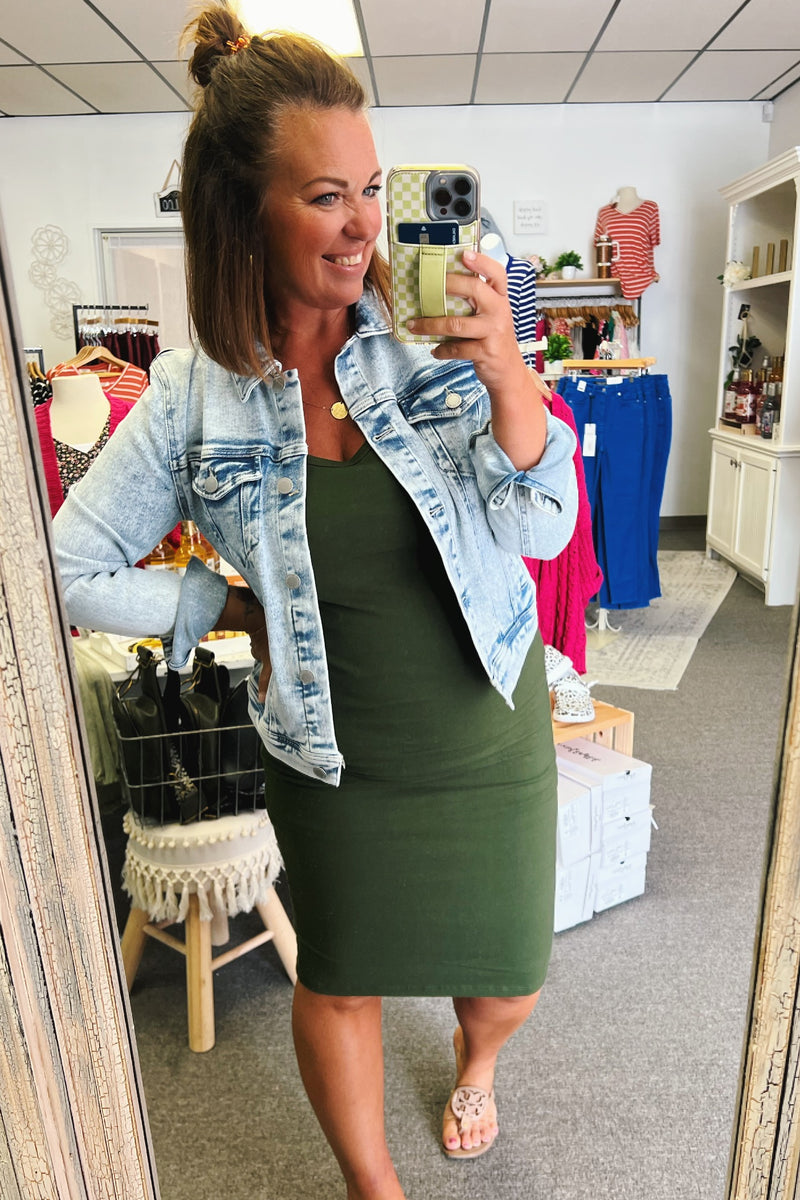 Sadie Cotton Midi Tank Dress - 4 colors