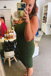 Sadie Cotton Midi Tank Dress - 4 colors