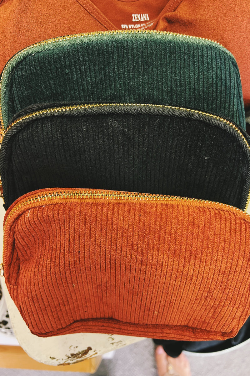Corduroy Belt Bag- 3 colors