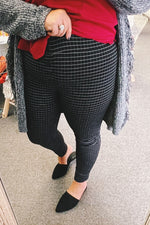 Cora High Waist Plaid Pants