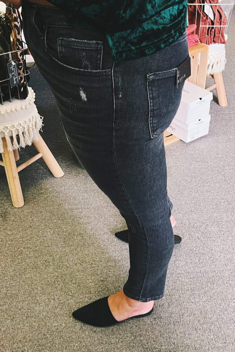 Macy Ankle Skinny Jeans Black