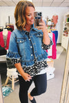 Clementine Ruffle Denim Jacket