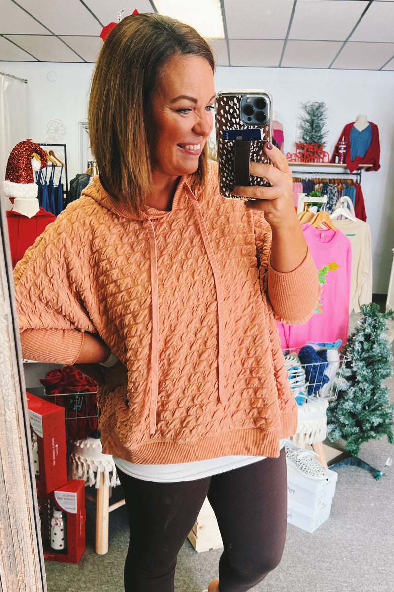 Agatha Textured Sweatshirt