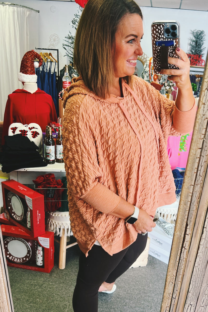 Agatha Textured Sweatshirt
