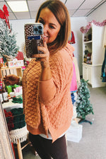Agatha Textured Sweatshirt
