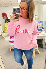 Louise LOVE Embroidery Sweater