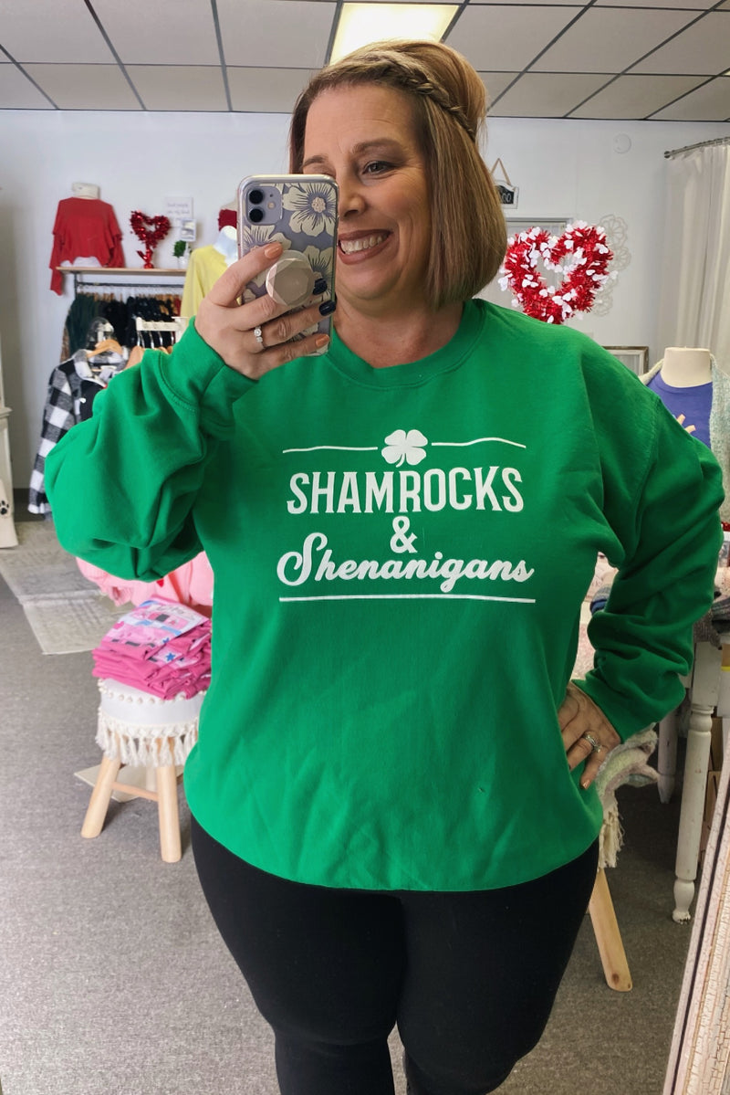 Shamrocks and Shenanigan Sweatshirt