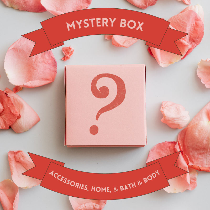 Mystery Box: home, accessories, bath & body or gift