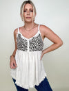 Ursula Animal Print Spaghetti Strap Top - 2 colors