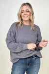 Trudy Twist Detail Reversible Sweatshirt - 2 colors