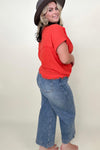 Georgia Cut Edge Cotton Muslin Top: 2 colors